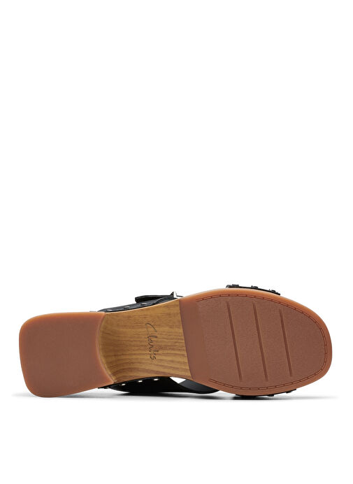 Clarks Siyah Kadın Deri Sandalet 26177460 - Görsel 8