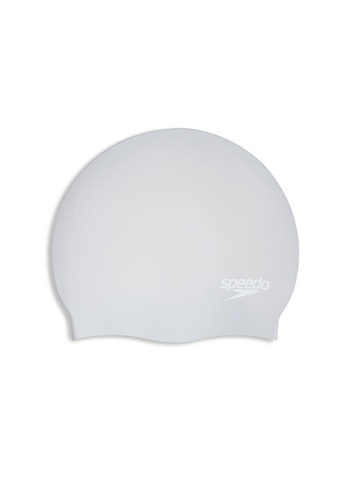 Speedo Beyaz - Gümüş Unisex Bone 8-0616817273-SPEEDO LONG HAIR CAP A