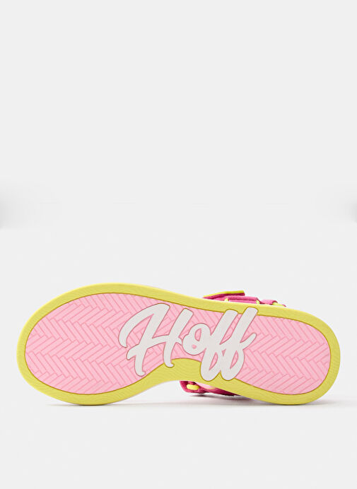 Hoff Pembe-Sarı Kadın Sandalet 12408007 - Görsel 4