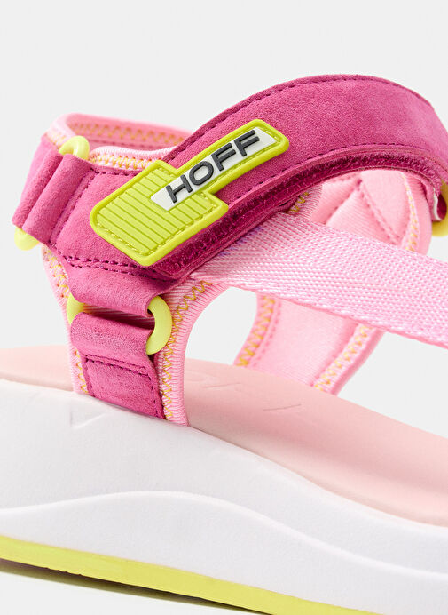 Hoff Pembe-Sarı Kadın Sandalet 12408007 - Görsel 5