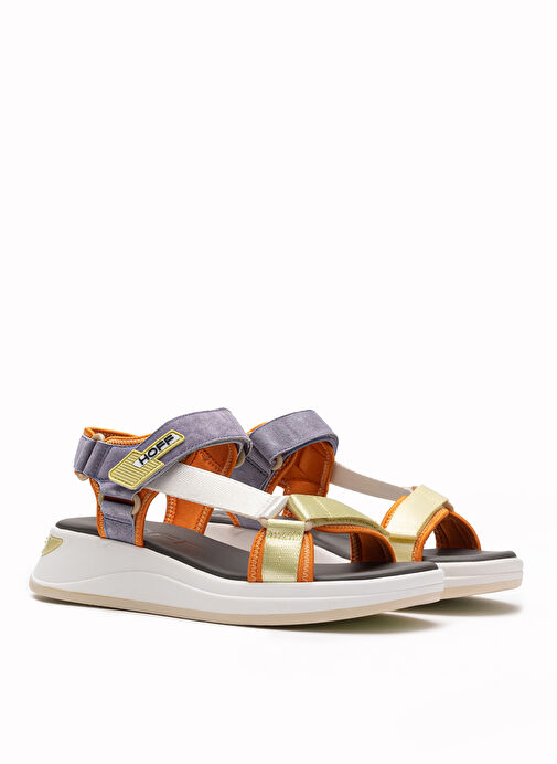 Hoff Çok Renkli Kadın deri Sandalet 12408001 - Görsel 2