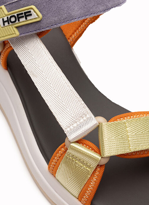 Hoff Çok Renkli Kadın deri Sandalet 12408001 - Görsel 4