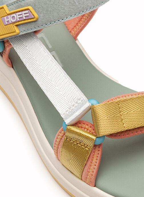 Hoff Çok Renkli Kadın deri Sandalet 12408002 - Görsel 4