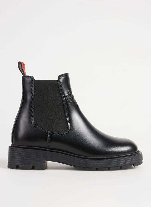 Harley Davidson Siyah Kadın Deri Bot 026Z100076 - Görsel 2