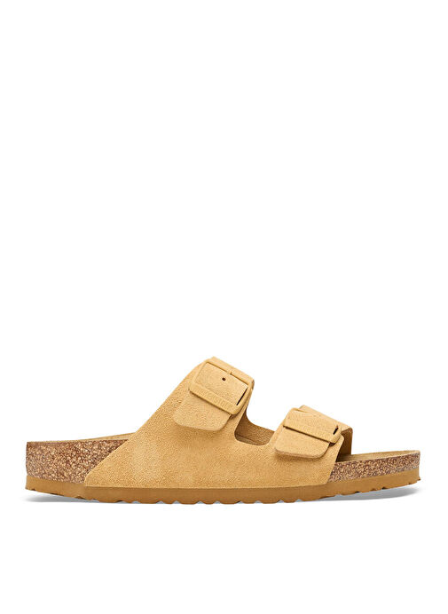 Birkenstock Krem Erkek Süet Terlik ARIZONA - Görsel 2