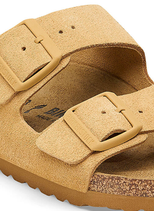Birkenstock Krem Erkek Süet Terlik ARIZONA - Görsel 7