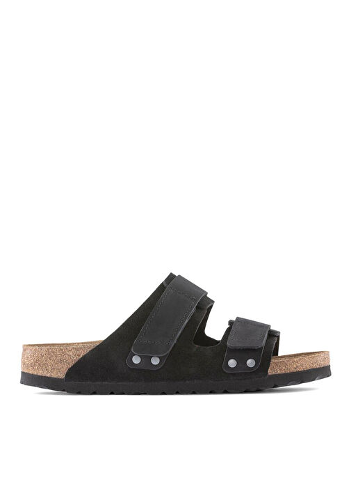 Birkenstock Siyah Erkek Süet Terlik UJI - Görsel 2