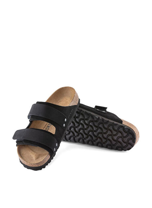 Birkenstock Siyah Erkek Süet Terlik UJI - Görsel 3