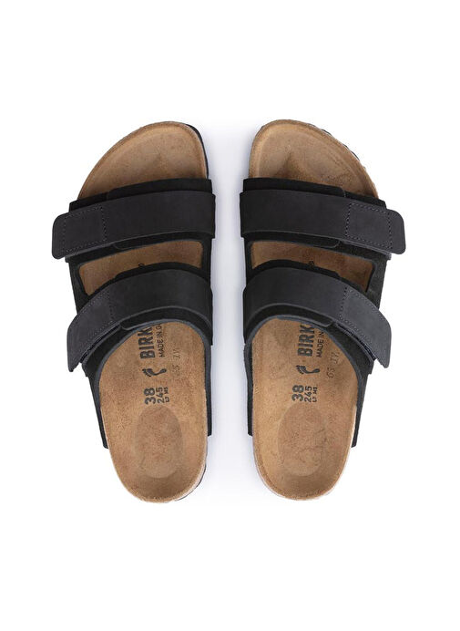 Birkenstock Siyah Erkek Süet Terlik UJI - Görsel 4