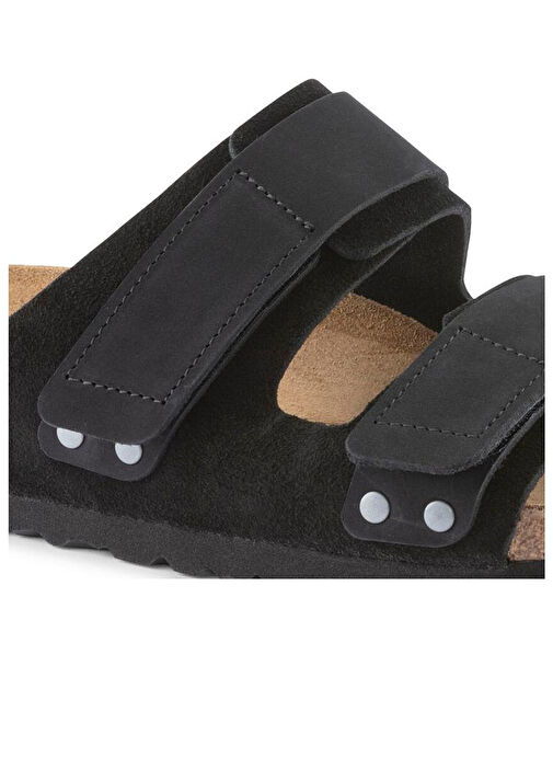 Birkenstock Siyah Erkek Süet Terlik UJI - Görsel 7