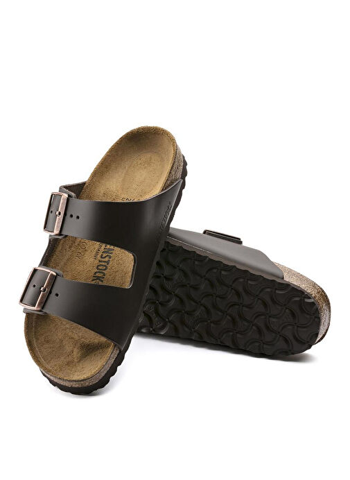 Birkenstock Koyu Kahverengi Erkek Deri Terlik ARIZONA - Görsel 3