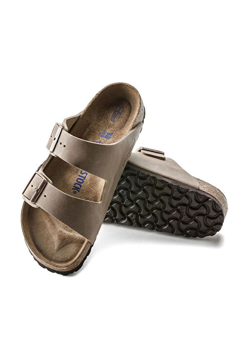 Birkenstock Kahve Erkek Deri Terlik ARIZONA SFB - Görsel 3