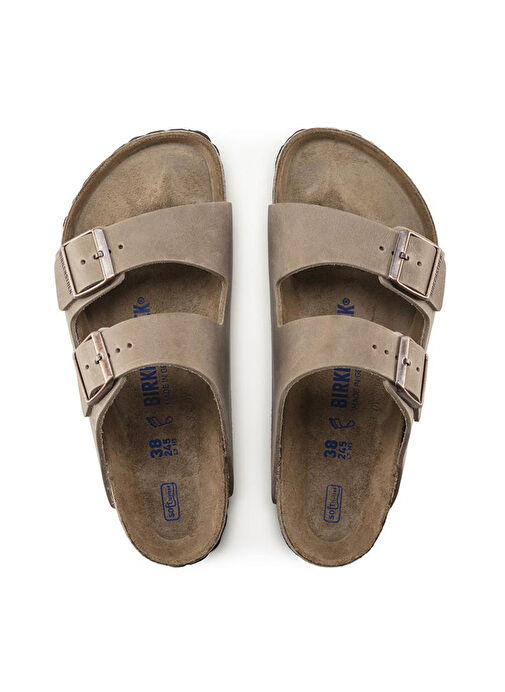 Birkenstock Kahve Erkek Deri Terlik ARIZONA SFB - Görsel 4