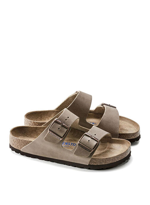 Birkenstock Kahve Erkek Deri Terlik ARIZONA SFB - Görsel 5