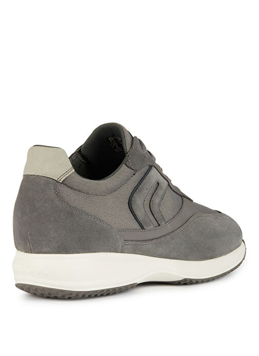 Geox Gri Erkek süet Sneaker - Görsel 5