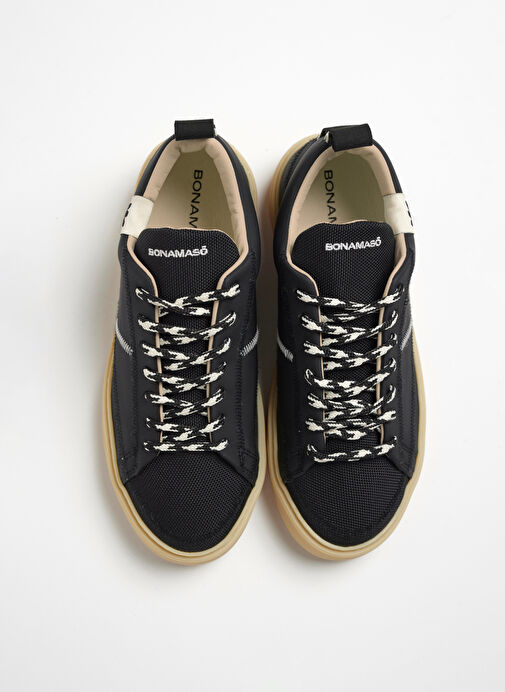 Bonamaso Siyah Kadın Sneaker AON - Görsel 5