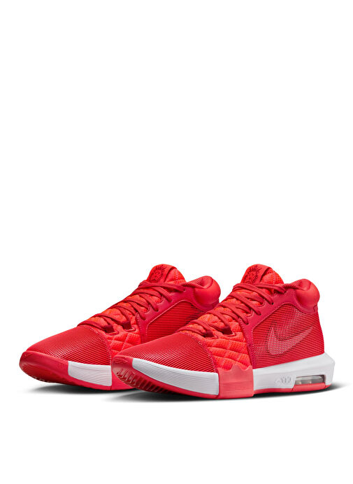 Nike Nike Kırmızı Pembe Kırmızı - Pembe Erkek Basketbol Ayakkabısı FB2239-600 LEBRON WITNESS VIII Basketbol Ayakkabıları | Boyner Kırmızı Pembe - 8. görsel