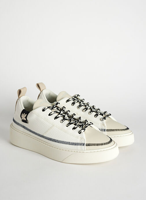 Bonamaso Beyaz Kadın Sneaker AGD - Görsel 3