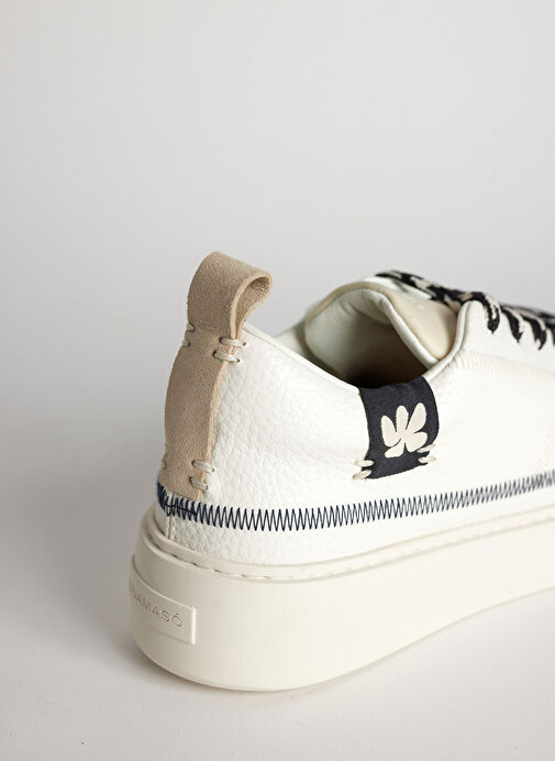 Bonamaso Beyaz Kadın Sneaker AGD - Görsel 5