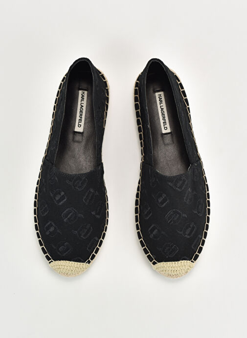 Karl Lagerfeld Siyah Kadın Espadril KL80124A 900 - Görsel 4