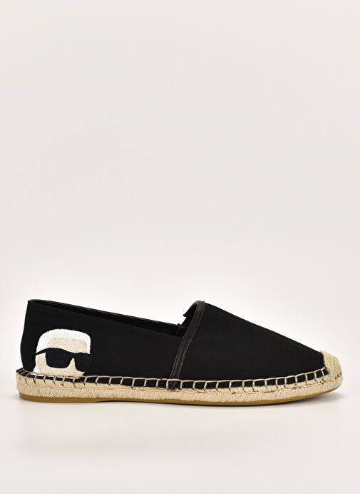 Karl Lagerfeld Siyah-Beyaz Kadın Espadril KL80111N 900 - Görsel 2