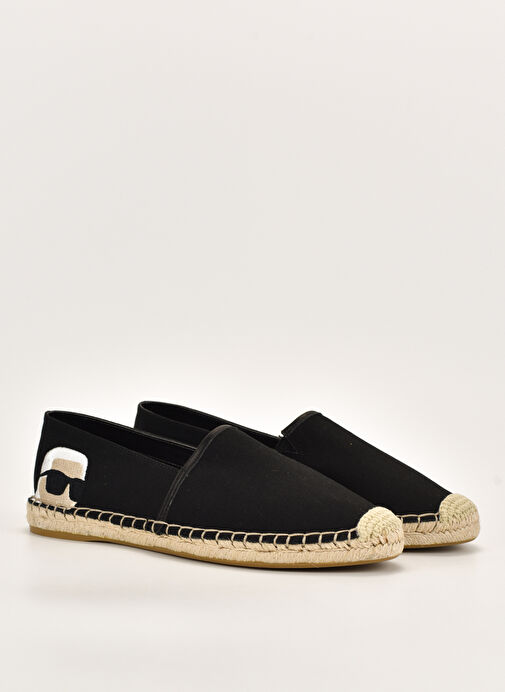 Karl Lagerfeld Siyah-Beyaz Kadın Espadril KL80111N 900 - Görsel 3