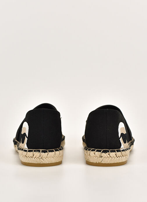 Karl Lagerfeld Siyah-Beyaz Kadın Espadril KL80111N 900 - Görsel 5