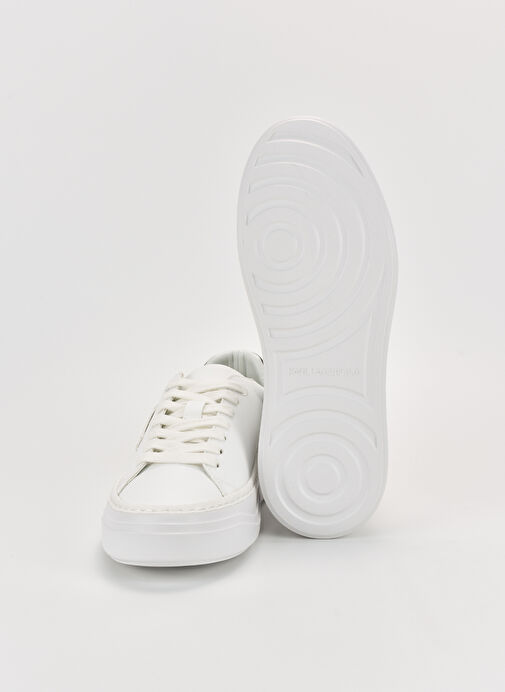 Karl Lagerfeld Beyaz-Siyah Kadın Sneaker KL63420 E11 - Görsel 6
