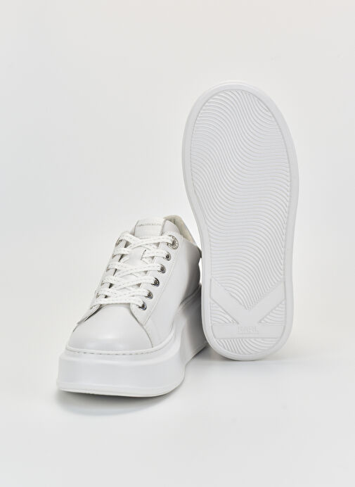 Karl Lagerfeld Beyaz Kadın Deri Sneaker KL63510A 01S - Görsel 6