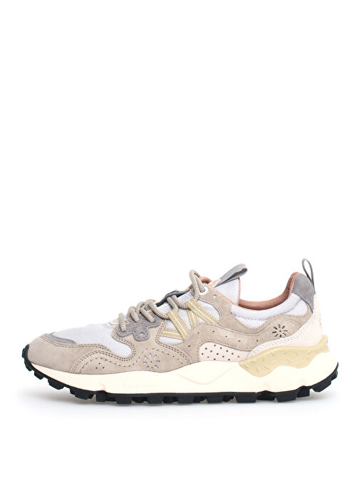 Flower Mountain Bej-Gri Erkek nubuk Sneaker YAMANO 3 UNI-2D78 - Görsel 2