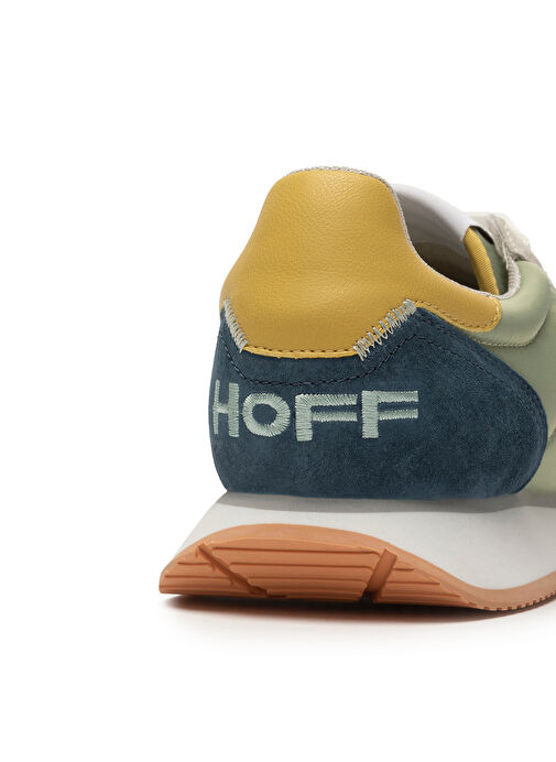 Hoff Haki-Sarı Erkek deri Sneaker MARATHON - Görsel 6