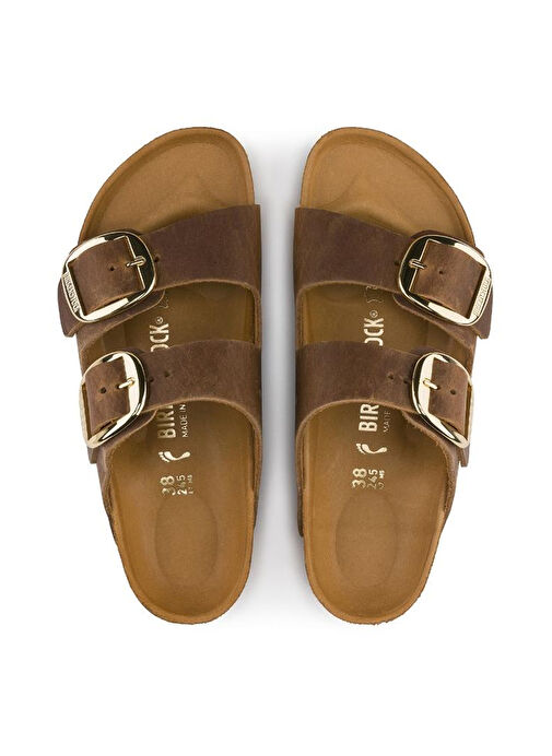 Birkenstock Kahve Kadın Deri Terlik ARIZONA - Görsel 4