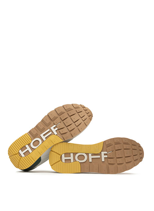 Hoff Beyaz-Yeşil Erkek deri Sneaker AGRINIO - Görsel 4