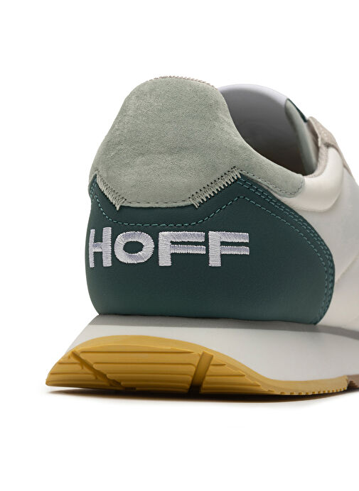 Hoff Beyaz-Yeşil Erkek deri Sneaker AGRINIO - Görsel 6