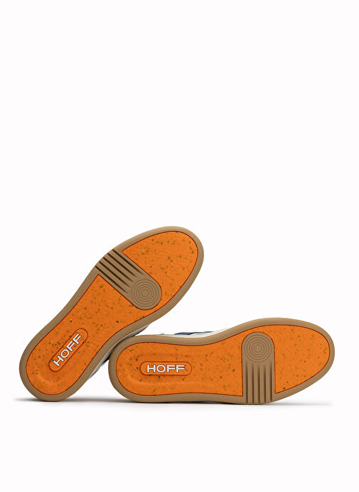 Hoff Beyaz-Çok Renkli Erkek Deri Sneaker METROPOLE - Görsel 4