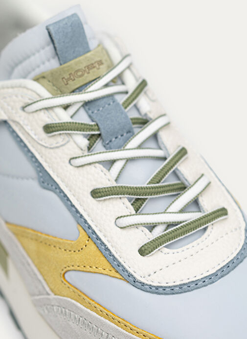 Hoff Açık Mavi-Sarı Erkek süet Sneaker YUKON - Görsel 5