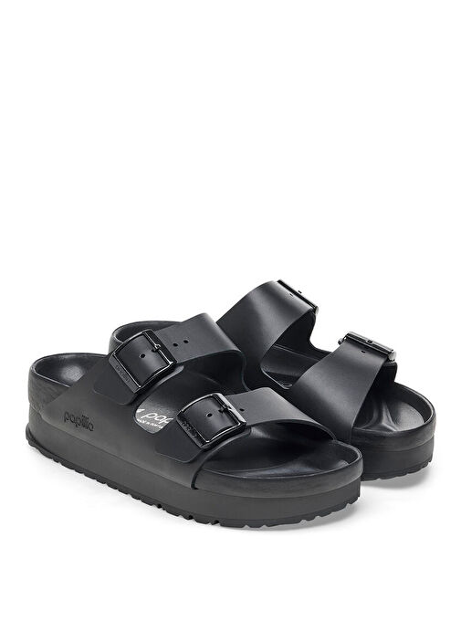 Birkenstock Siyah Kadın Deri Terlik ARIZONA 1026918 - Görsel 5