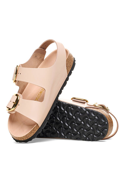 Birkenstock Pudra Kadın Deri Sandalet MILANO - Görsel 3
