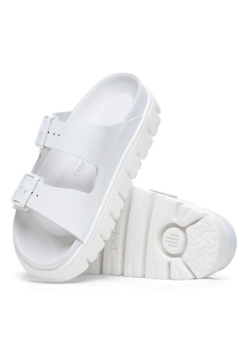 Birkenstock Beyaz Kadın Deri Terlik ARIZONA - Görsel 3