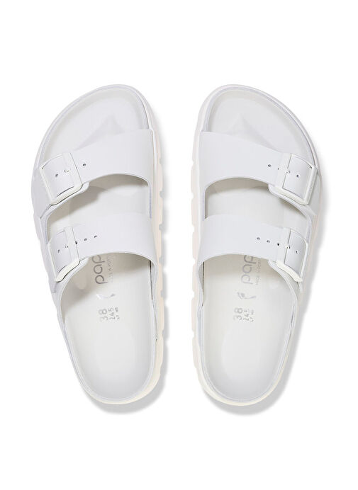 Birkenstock Beyaz Kadın Deri Terlik ARIZONA - Görsel 4