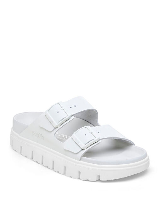 Birkenstock Beyaz Kadın Deri Terlik ARIZONA - Görsel 6