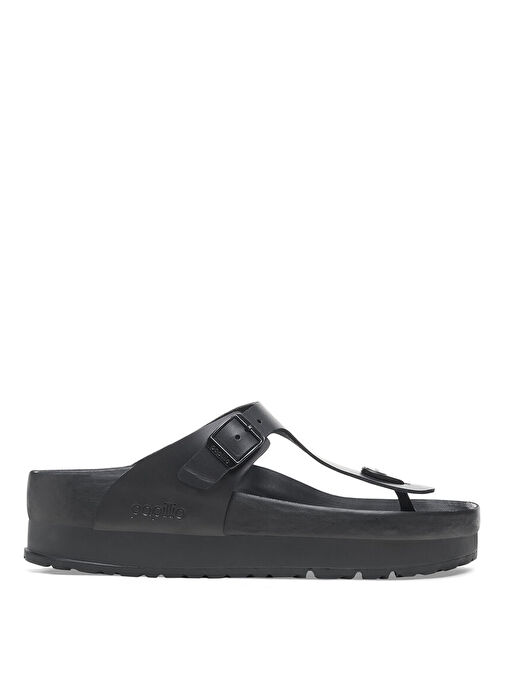 Birkenstock Siyah Kadın Deri Terlik GIZEH 1026874 - Görsel 2