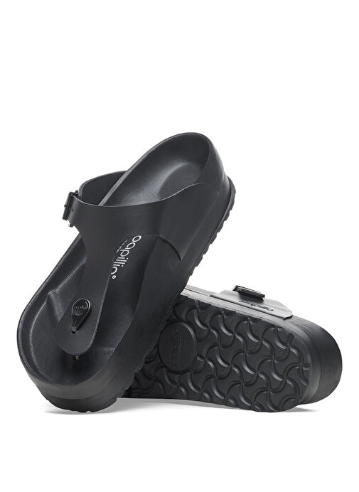 Birkenstock Siyah Kadın Deri Terlik GIZEH 1026874 - Görsel 3