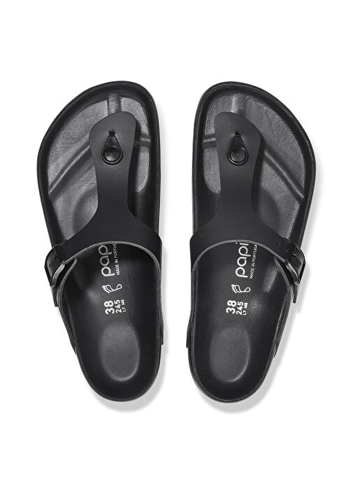 Birkenstock Siyah Kadın Deri Terlik GIZEH 1026874 - Görsel 4