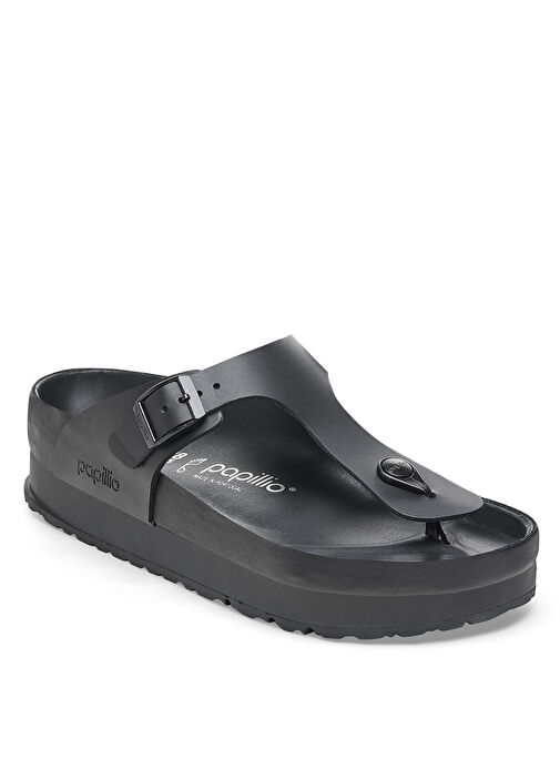 Birkenstock Siyah Kadın Deri Terlik GIZEH 1026874 - Görsel 6
