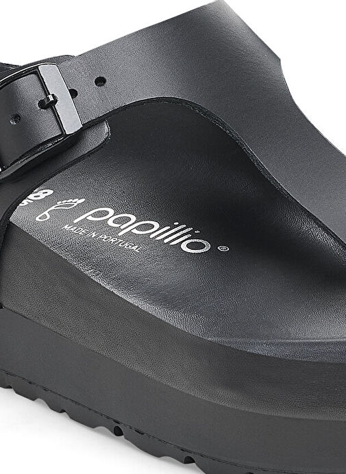 Birkenstock Siyah Kadın Deri Terlik GIZEH 1026874 - Görsel 7