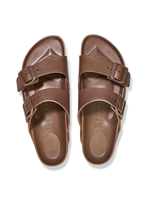 Birkenstock Koyu Kahverengi Kadın Plaj Terliği ARIZONA - Görsel 4