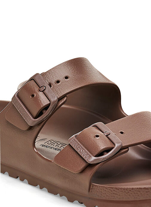 Birkenstock Koyu Kahverengi Kadın Plaj Terliği ARIZONA - Görsel 7