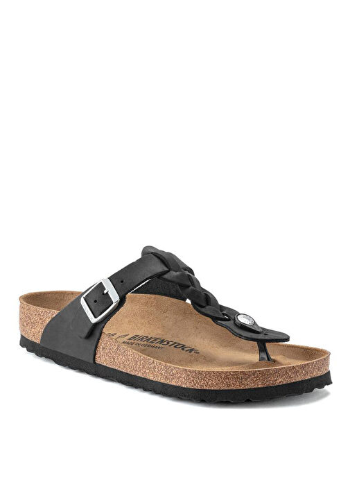 Birkenstock Siyah Kadın Deri Terlik GIZEH - Görsel 6