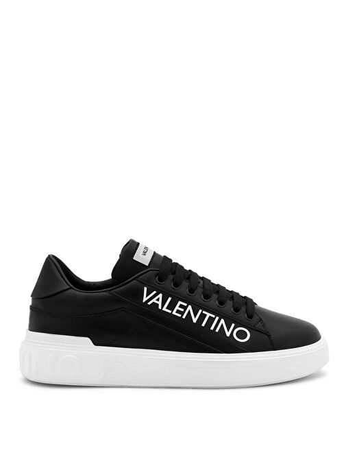 Valentino Siyah - Beyaz Erkek Deri Sneaker REY - Görsel 2